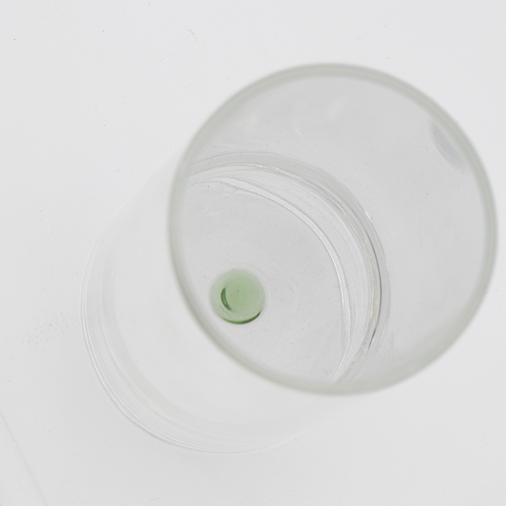 Fest green cocktail glass