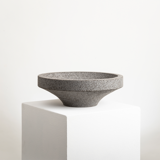 Volcanic stone bowl